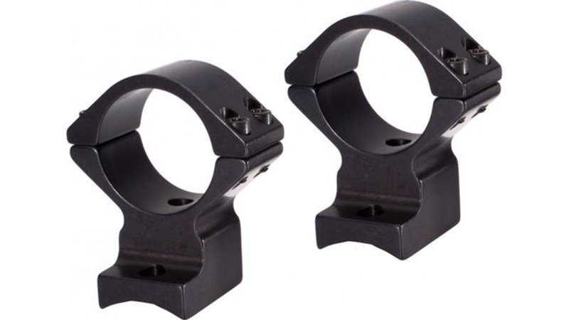Talley 1in Barrett Fieldcraft Mounting Rings Black Anodize High