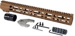 AT3 Tactical SPEAR M-LOK AR-15 Free Float Handguard 15in Length Burnt Bronze