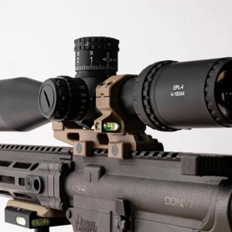 Ruff's Precision RPM Bravo 35mm Cantilever Mount 1.50in Bubble Level FDE
