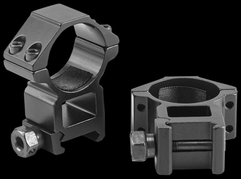 Riton Optics 30mm Scope Rings Matte Black 6061-T6 Aluminum Picatinny/Weaver