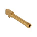 Agency Arms Mid Line Fluted Threaded Barrel for Glock 19 - 9mm - 1/2x28 - Titanium Nitride