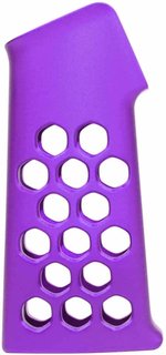 Guntec USA Air Lite Series Skeletonized Aluminum Pistol Grip - Anodized Purple