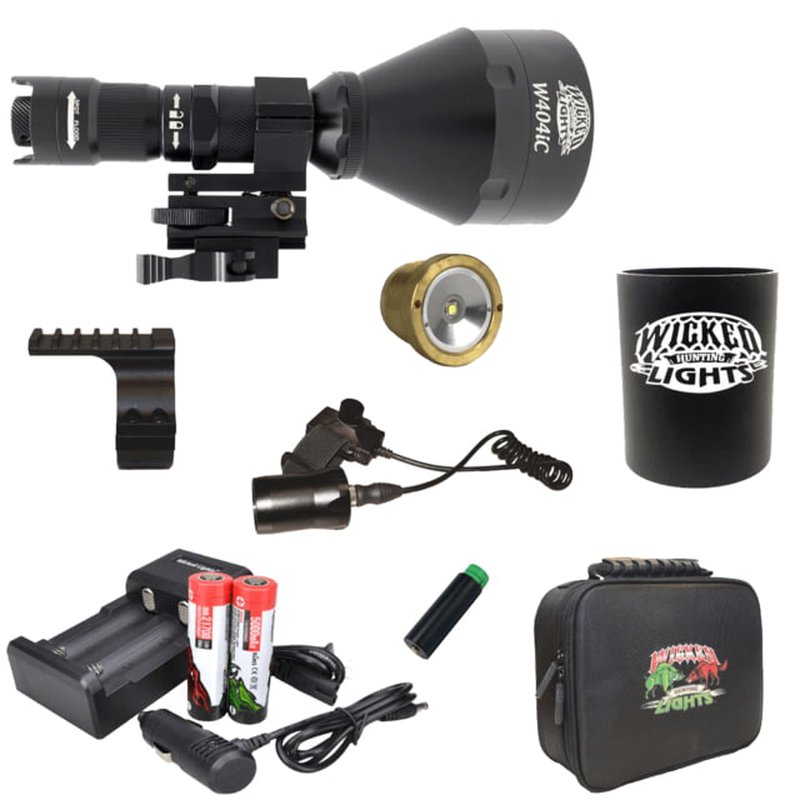Wicked Hunting Lights W404iC 850nm Infrared Night Hunting Light Kit