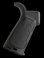 Strike Overmolded AR Enhanced Pistol Grip 20-Degree Black Rubber AR-15/AR-10 AROMPG20