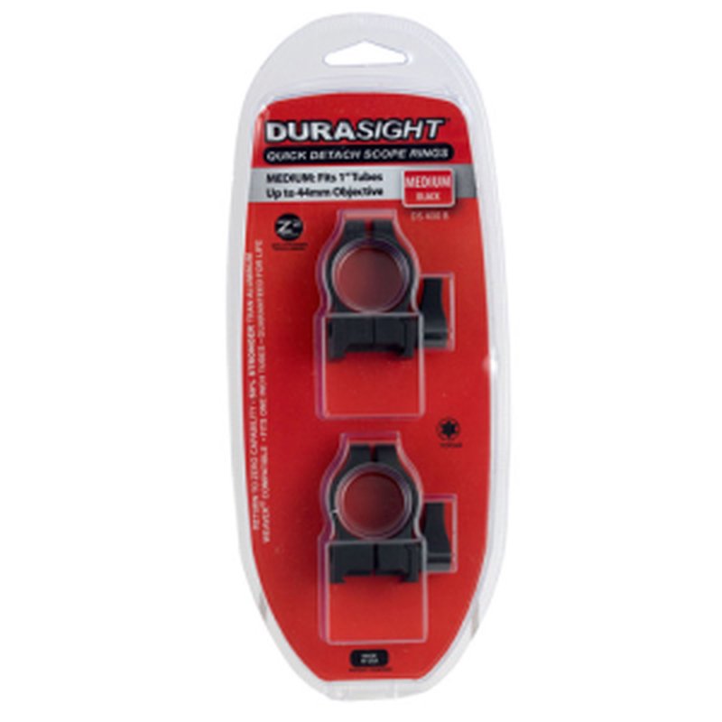 CVA DuraSight Z-2 1" Medium QD Weaver Ring Set (Black)