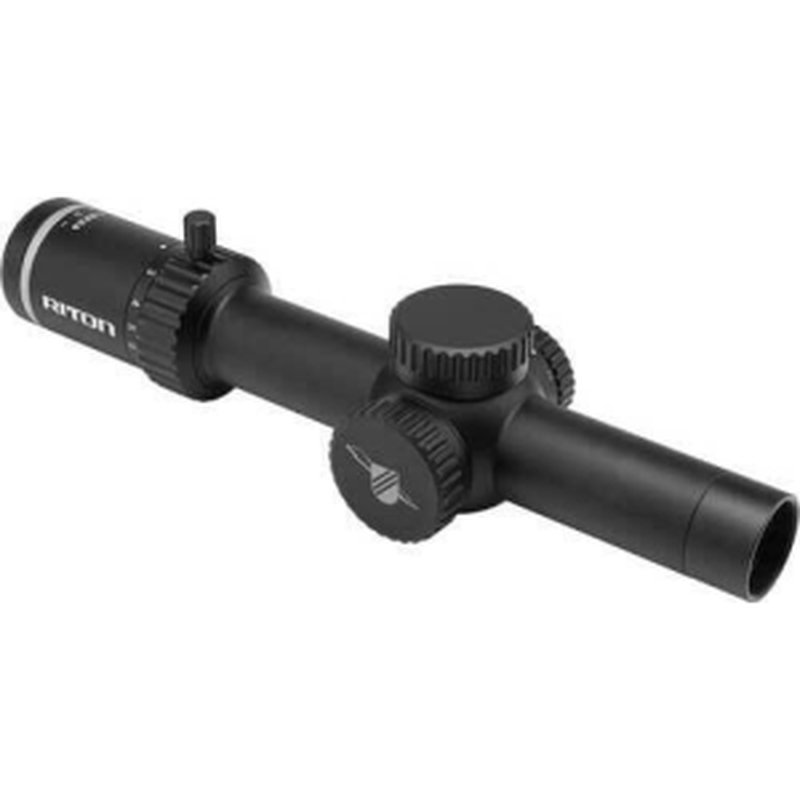 Riton Optics 5T16ASGIT 5 Tactix Thunder Ranch Black Hardcoat Anodized 1-6x 24mm 30mm Tube Illuminated Green Thunder Ranch Reticle Features Throw Lever