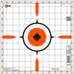 Allen 15576 Sight-In Grid Hanging Paper 12x12 Bright Orange 10-Pack