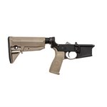 Bravo Company USA BCM LRG-RMS-STK-MOD-0-FDE AR-15 Lower Receiver Group w/ MK2 Extension & Stock Mod 0