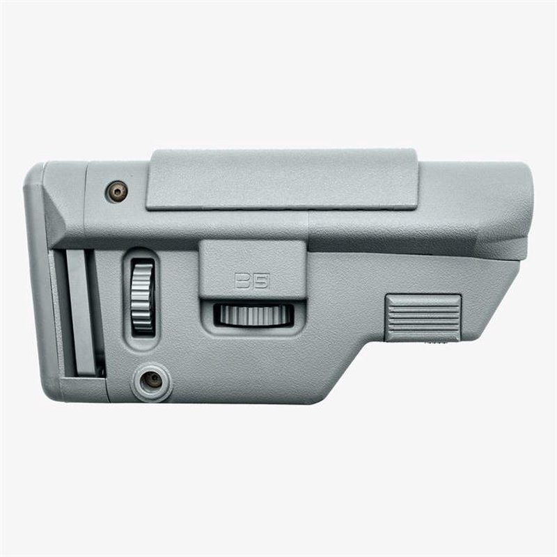 B5 Systems Precision AR-15 Collapsible Stock (Mil-Spec) - Gray Polymer