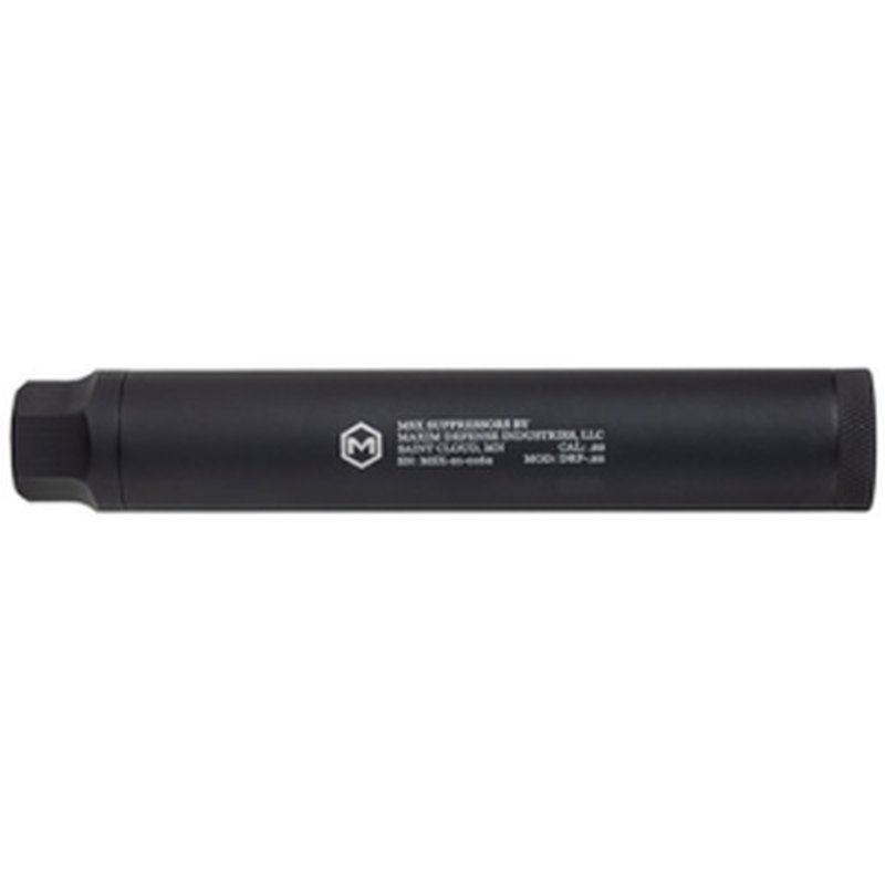 Maxim Defense DRF22 DT Ti Rimfire Suppressor, 22LR/17HMR/22Mag, Black