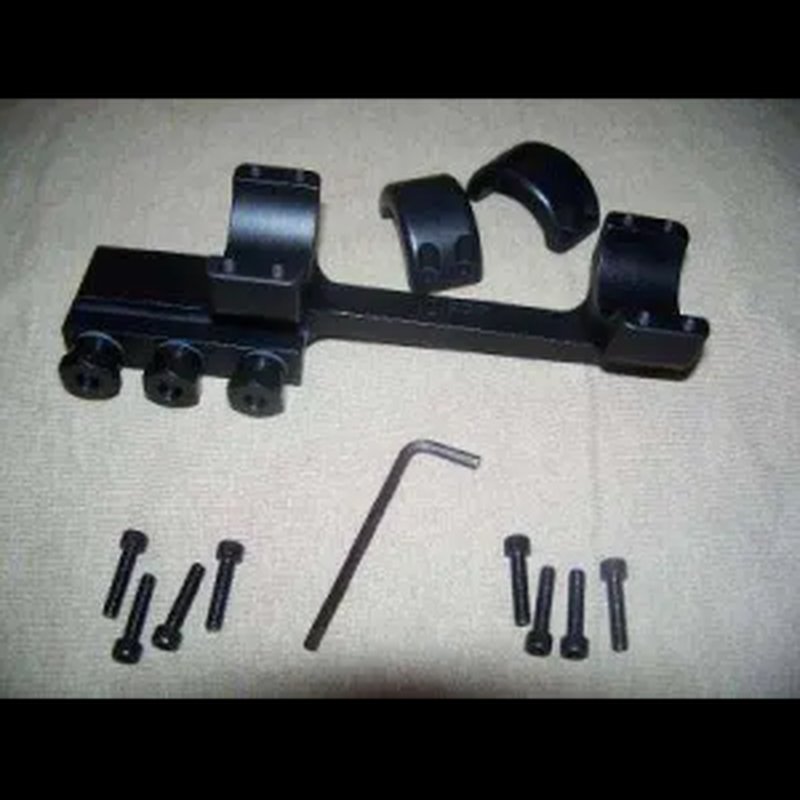 DNZ Forward Picantinny Mount 1 Inch Black AR-15 Scope Mount