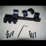 DNZ Forward Picantinny Mount 1 Inch Black AR-15 Scope Mount