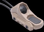 Unity Tactical Axon Sync Dual-Lead Remote Switch for USB-C Lights and Crane Lasers, Picatinny AXNS-UCI7F