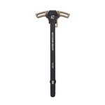 BHA Precision AR-15 WarHammer Mod2 FDE Large Lever Ambi Black Charging Handle