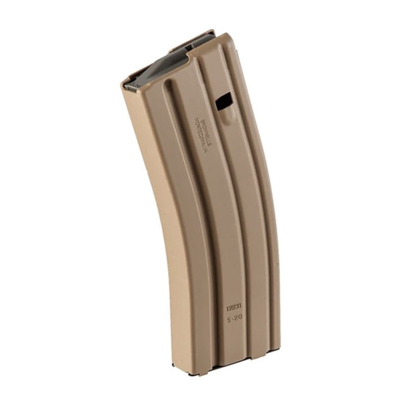 Brownells Rifle Magazine AR-15 5.56x45 NATO 30 Round Tan