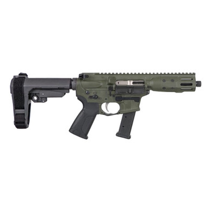 LWRC International IC-9 9mm Pistol-Caliber Carbine SBA3 Brace OD Green