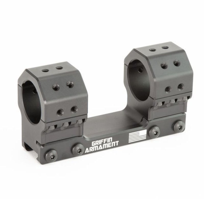 Griffin Armament Standard SPRM Cantilever Scope Mount — Black Anodized