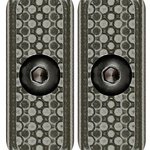 Midwest Industries G10 M-Lok Panel Gray Black 2 Pack