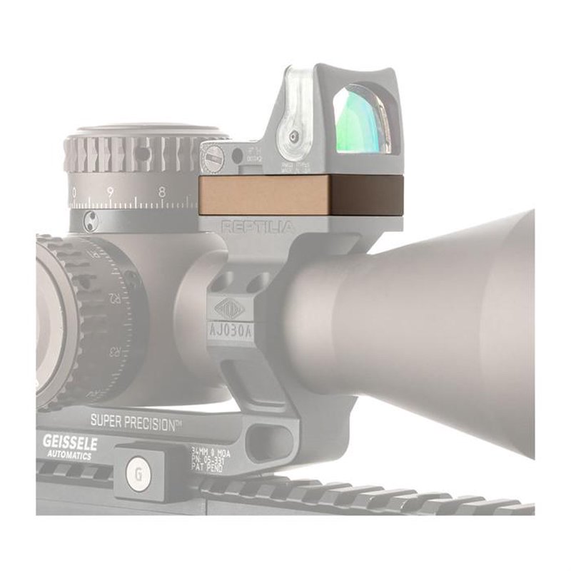 Reptilia ROF Riser 10mm mount for Trijicon RMR/SRO (Flat Dark Earth)
