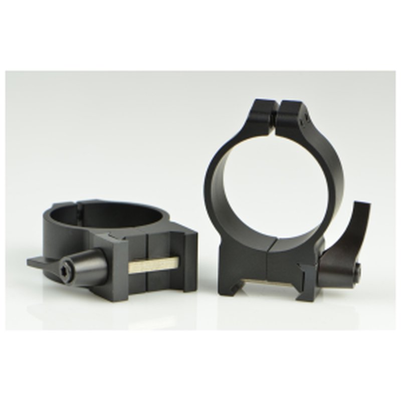 Warne Maxima Steel 34mm QD Medium Matte Rings 221LM