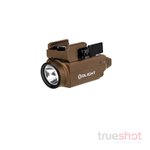 Olight Baldr S Rail Mounted Pistol Light 800 Lumens Tan