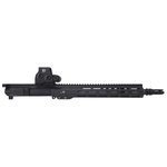 Blackout Defense .223 Wylde 13.9" Barrel Mid Length Fixed Gas Block Forward Assist Black Upper Receiver w/ Eotech EXPS2-0