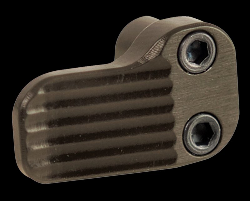 Timber Creek Outdoors AR Platform Extended Magazine Release Burnt Bronze Billet Aluminum AREMRBB