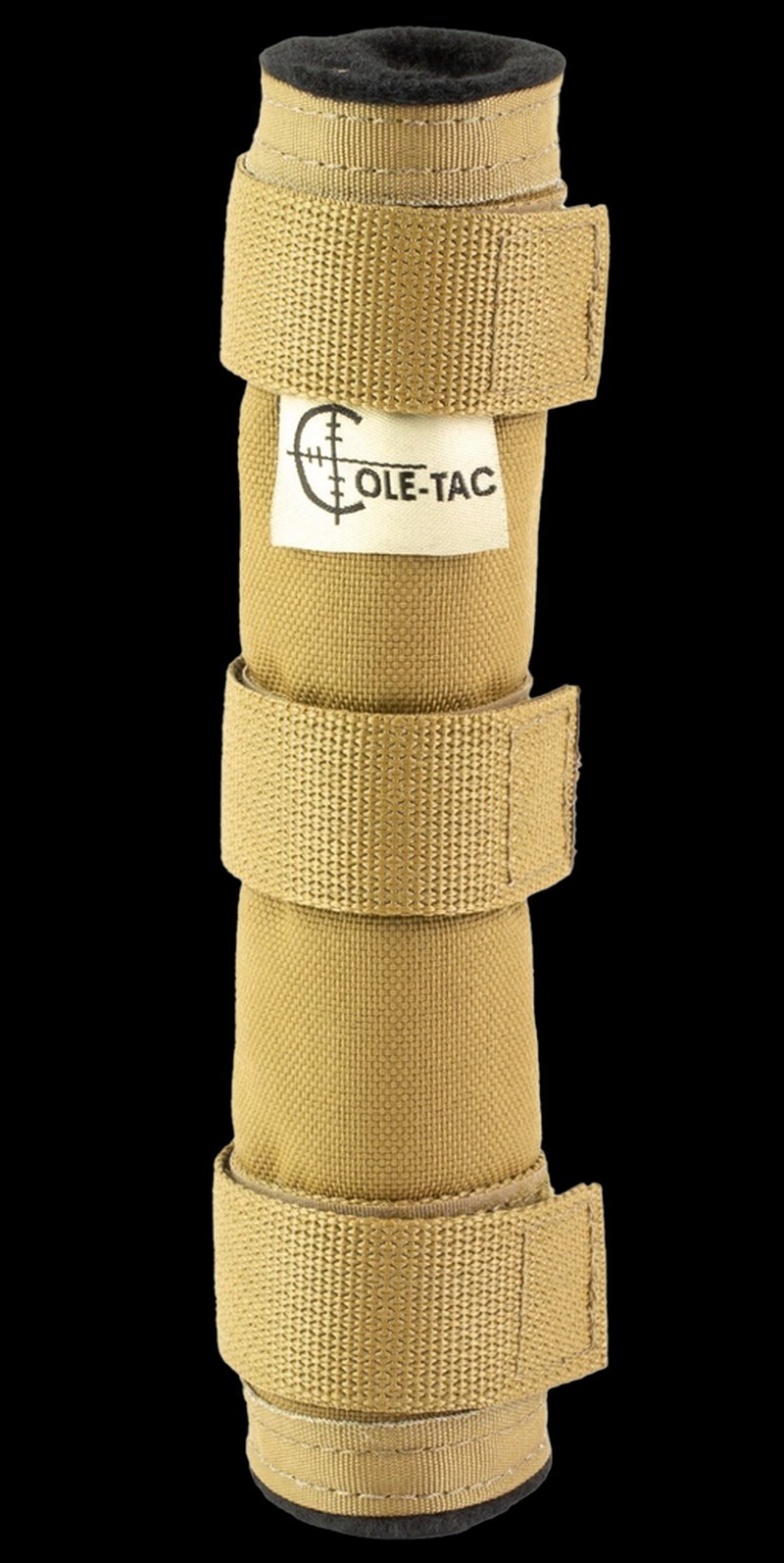Cole-TAC Metal Python Suppressor Cover 7.5 Inch Kevlar Nomex Coyote Brown MP202