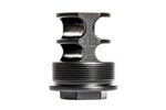 JMac Customs 2C 5/8-24 2-Port Muzzle Brake Alpha Suppressor Mount .45 ACP Black