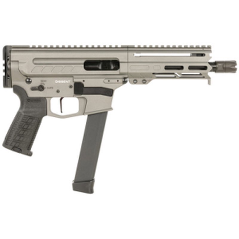 CMMG Dissent MKGs 9mm 6.50" 33rds, Tungsten Gray Cerakote - 99A68A2TNG