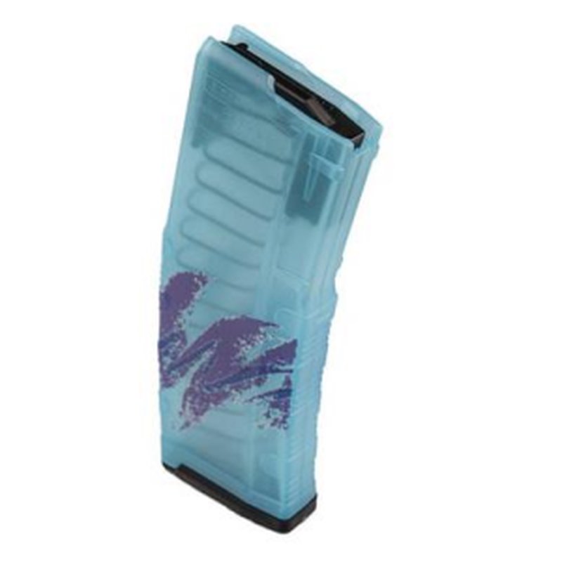 Amend2 AR-15 Mod C Teal Printed Jazz Rifle Magazine 5.56mm/.223 Rem 30rd