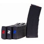 Amend2 MOD-2 AR-15 Magazine 30-Round 5.56 NATO Polymer Red White Blue Internals