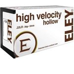 Eley High Velocity Hollow Point 22LR 38gr Ammunition