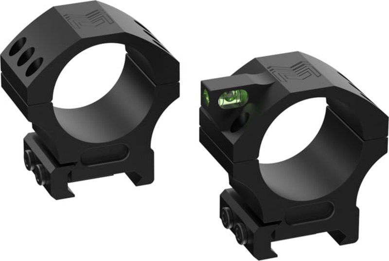 Monstrum 30mm Precision Picatinny V2 Scope Rings w/Level Bubble