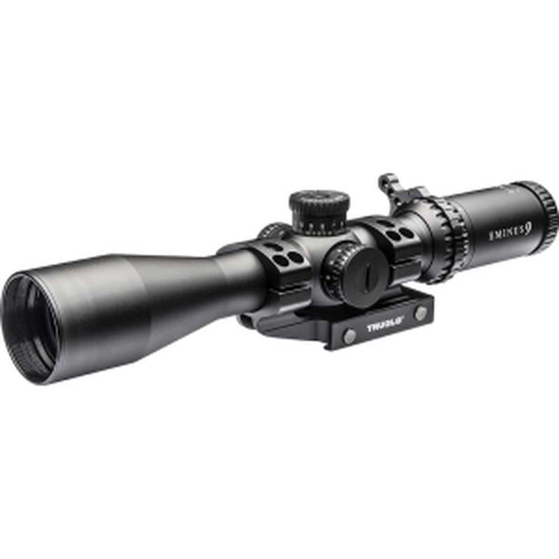 Truglo EMINUS9 Rifle Scope - 3-9x42mm, 30mm Tube, Illuminated TacPlex Reticle with APTUS-M1 Mount, Black