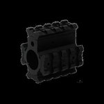XTS Gas Block w/ Top, Bottom Rails