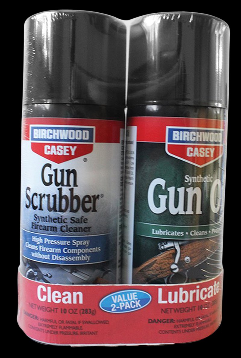 Birchwood Casey 33302 Gun Scrubber synthetic gun oil combo pack 10 oz aerosol (2-pack)