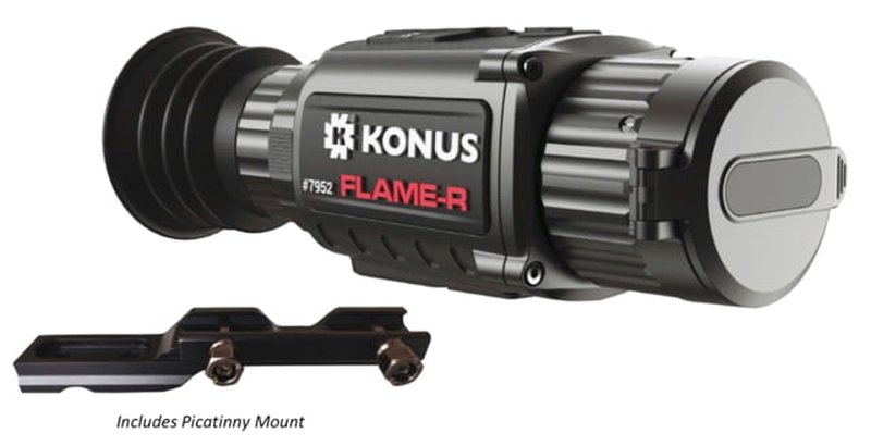 Konus Optics Flame-R 2.5-20x19mm Thermal Rifle Scope (7952) Multi-Reticle Black