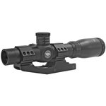 BSA Optics Tactical Weapon 1-4x24 Rifle Scope Mil-Dot Reticle Matte Black 30mm Tube