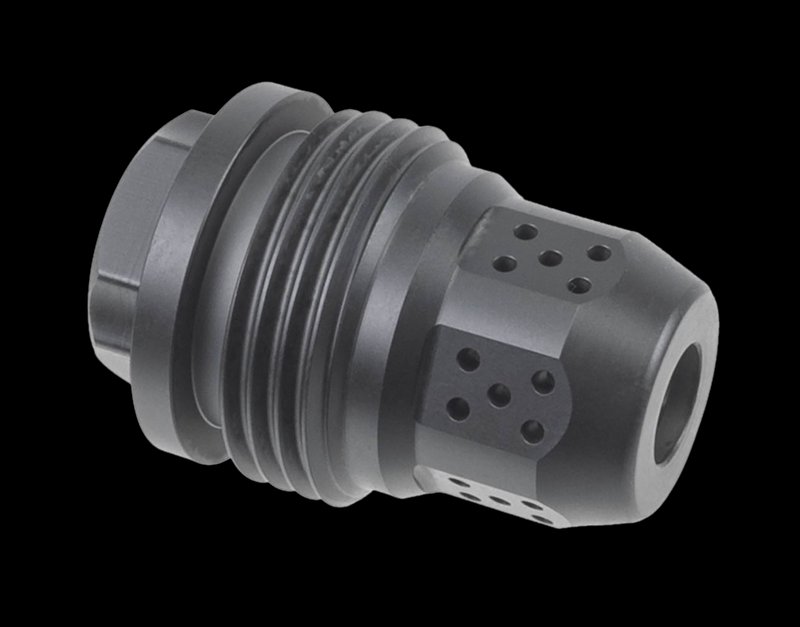 JK Armament HD Bald Eagle Muzzle Compensator 1/2x28 Thread Quick Attach Taper Mount JKMDHDBE28