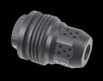 JK Armament HD Bald Eagle Muzzle Compensator 1/2x28 Thread Quick Attach Taper Mount JKMDHDBE28