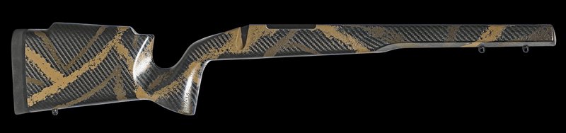 Proof Research Mountain Tactical Hunter Carbon Fiber Rifle Stock Medium Action Right Hand Brown Sponge