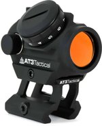 AT3 Tactical PRO 1x23mm 2 MOA Micro Red Dot Reflex Sight w/ Riser Mount & Armor