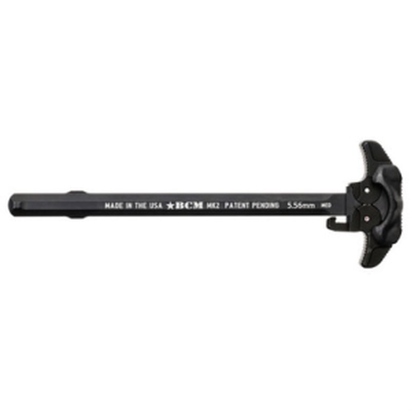BCM GFHMK2MEDAMBI Ambidextrous MK2 Charging Handle for Mil-Spec AR-15 7075-T6 Black