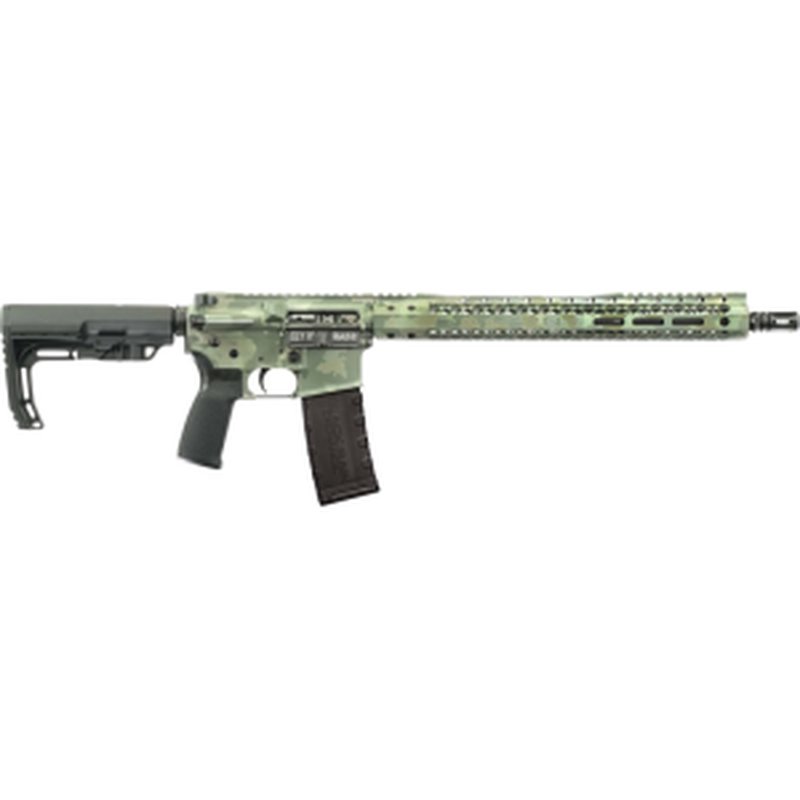 Black Rain Ordnance Spec15 16" 30+1 Jungle Camo Cerakote Black MFT Minimalist Stock & Grip