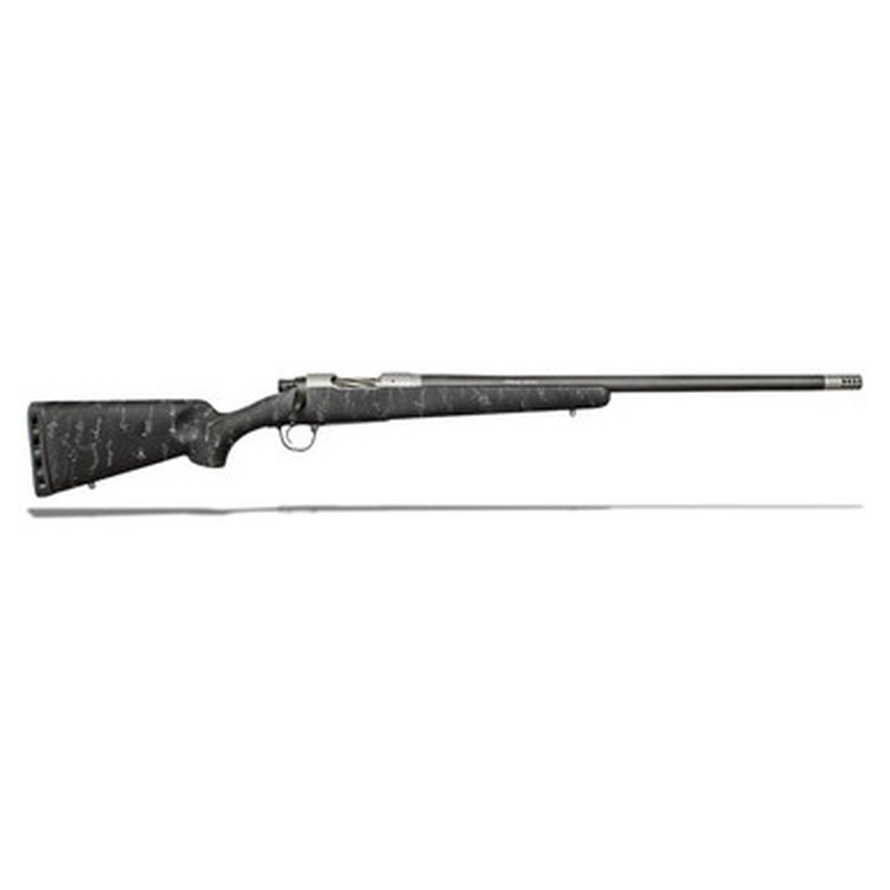Christensen Arms Ridgeline 7mm Rem Mag Rifle 26 Inch Carbon Fiber Barrel Black Gray Webbing