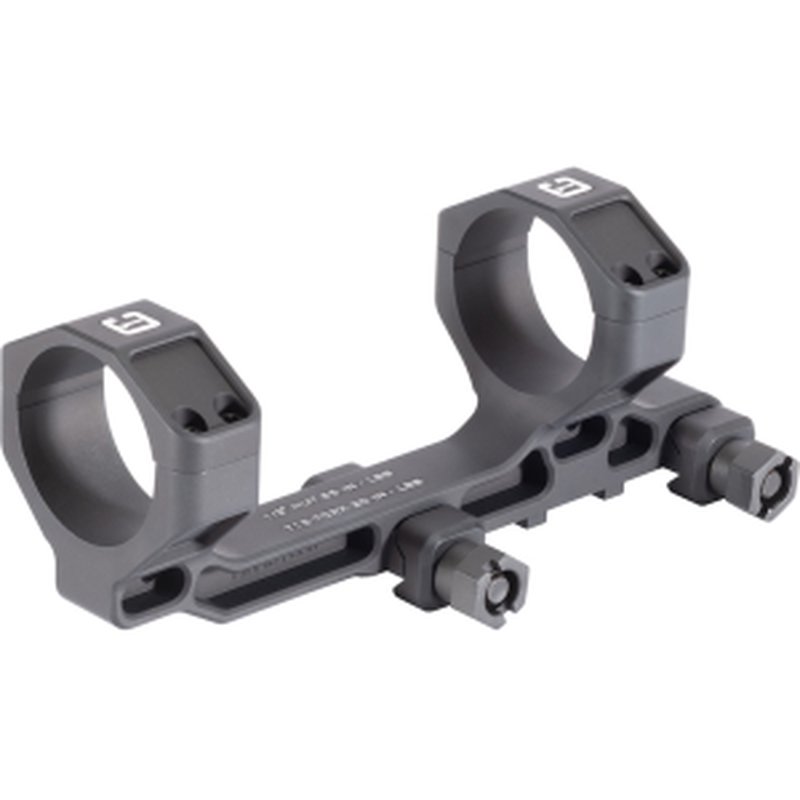 Badger Ordnance Condition One Modular 1-Piece Cantilever Picatinny Scope Mount 34mm Rings Matte Black 1.54" NV-Height