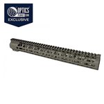 Moriarti OpticsPlanet Exclusive AR-15 15in MLOK Rail Free-Float Diamond Cut FDE Cerakote