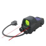 Mor Reflex Sights - Mor Reflex Sight W/Red & Ir Laser 4.3 Moa Dot Reticle