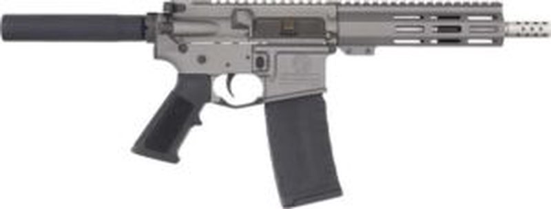 GREAT LAKES FIREARMS AR-15 223 Wylde 7.5" 30rd Pistol w/ No Brace | Tungsten + Stainless